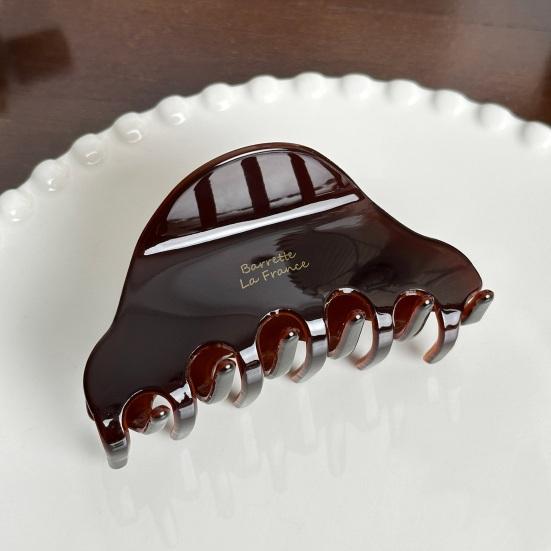 Hair Claw Ultra-Stable Grip Shark Hair Clip Acetate Sheet Lightweight Back Head Shark Hair Claw Hair