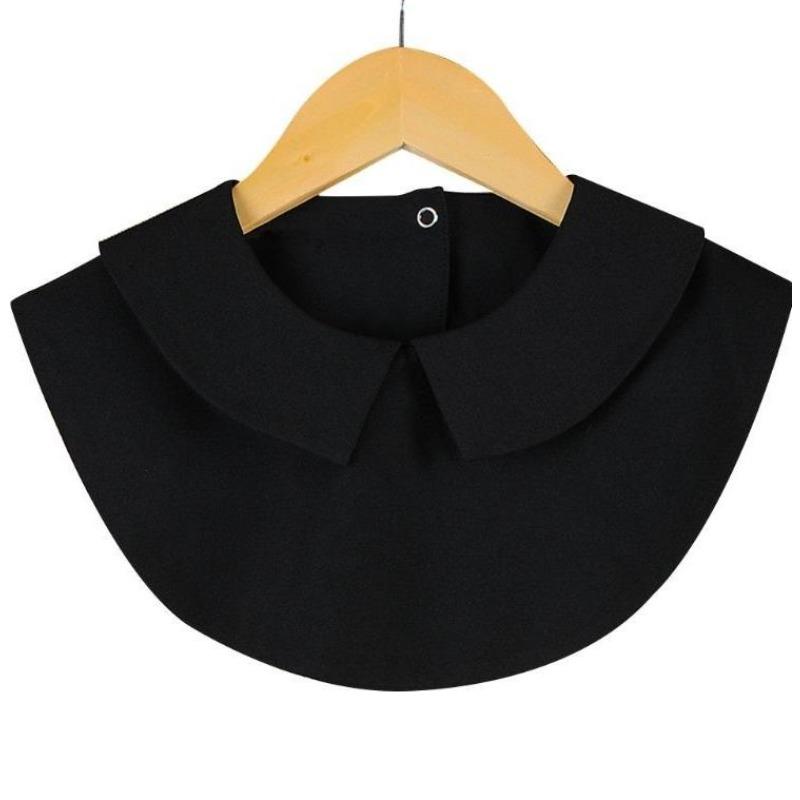 White Fake Collar Shirt Women Blouse Peter Pan Detachable Lapel Fake Collar for Women Clothes Accessories False Collar Woman Tie