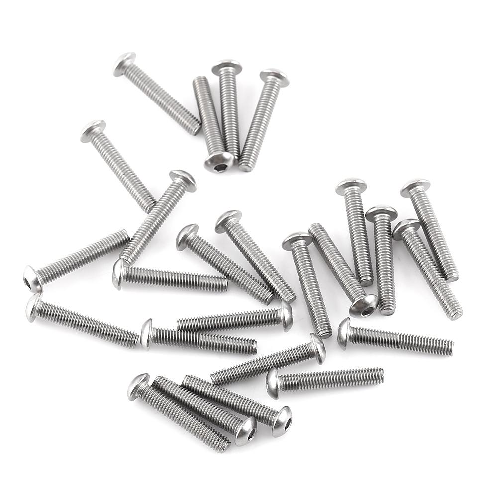 M3 304 Stainless Steel Hex Socket Screws   With Hex Nuts Washer Assortment(  Head)