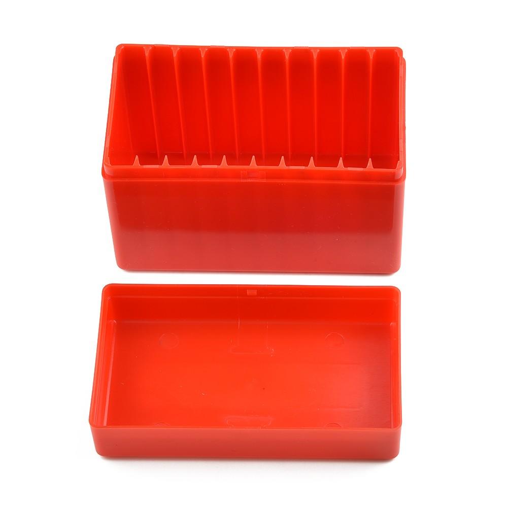 Red Plastic Coin Storage Box Holds 10 PCGS Slabs Securely Fitted Rails Keep Collection Organized Compact Size 123x65x90mm China Mainland 1000₽