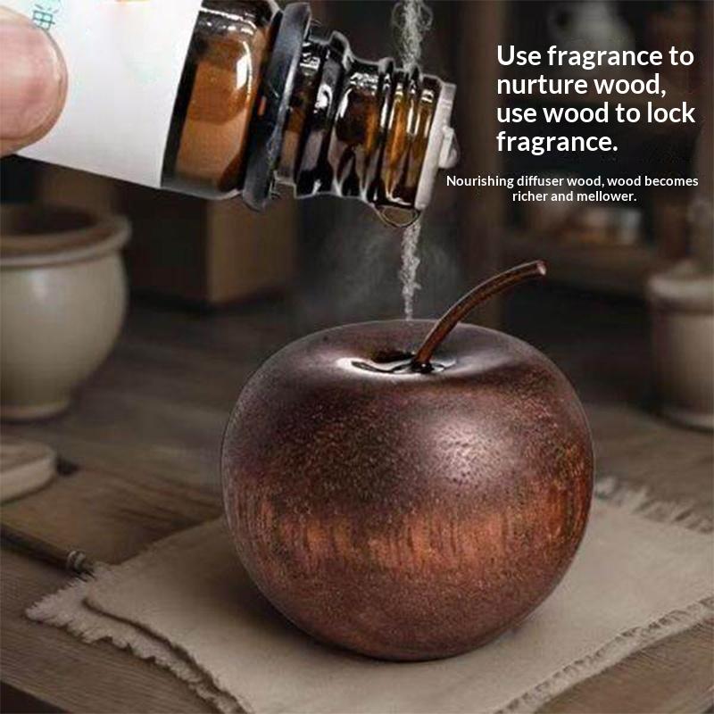 Holz ätherisches Öl Diffusor Set für Zuhause Aromatherapie Natürlicher Duft Luftbefeuchter Lufterfrischer Schlafzimmer Dekoration