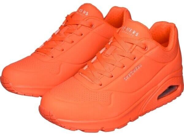 Кроссовки Skechers Uno Night Shades Women (73667) неоновый оранжевый