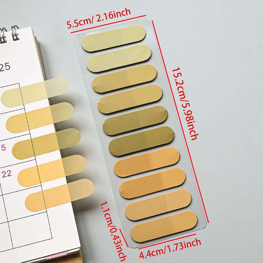 200-2400Sheets Transparent Index Creative Memo Pads Office School Stationery Self-Adhesive Stickers Posted It Sticky Note Pads