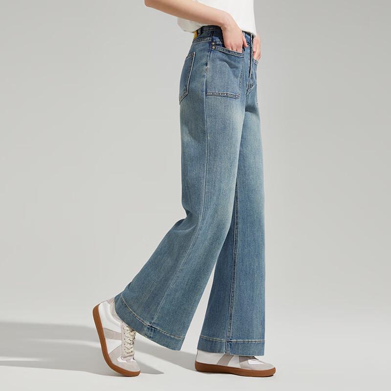 

Tatu Women s High-Waist Slim Fit Flared Trousers S