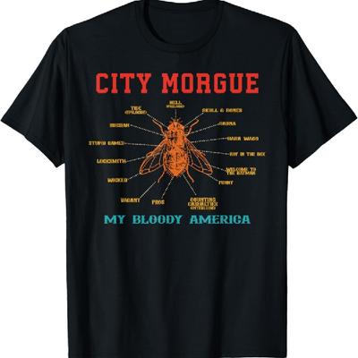 City Morgue My Bloody America Abbigliamento Maglietta
