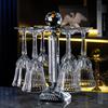 OLOEY Elegant Engraved Stemmed Wine Glass Set
