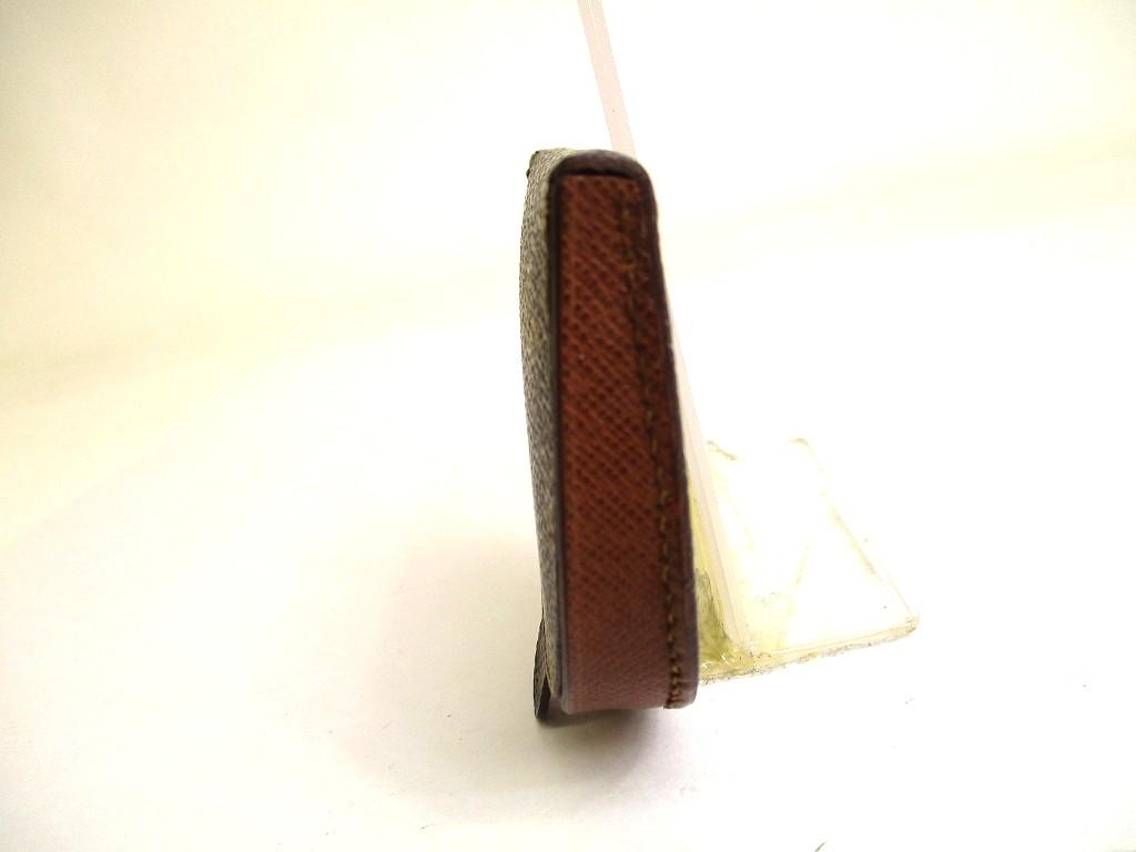 Authentic LOUIS VUITTON Monogram Brown Leather Coin Purse Porto Monnaie Gousset #a901  Refurbished