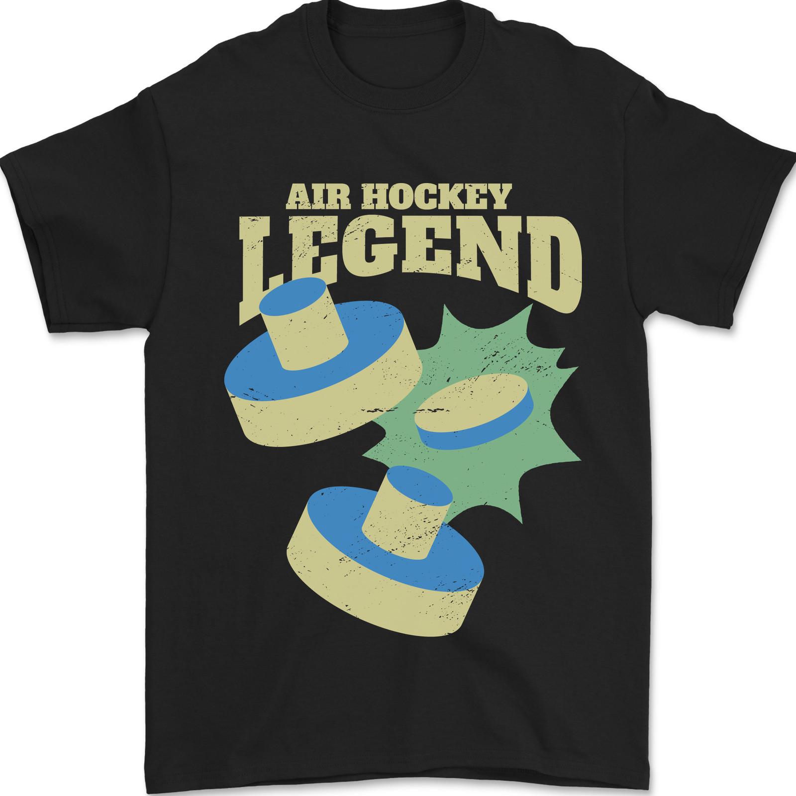Funny Air Hockey Legend Mens T-Shirt 100% Cotton S разноцветный