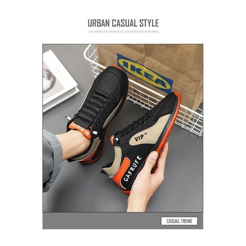 Men S Casual Thick Sole Athletic Slip On Gump Sneakers
