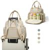 Spritzwassergeschützte Wickeltasche Mehrfache Fächer Reise Rucksack Neue Mama Tasche Damen