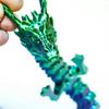 12pcs 3D Printed Chinese Dragon Ornament, Random Color, Ideal For Car Dashboard, Party Decoration, Festival Home Decoration