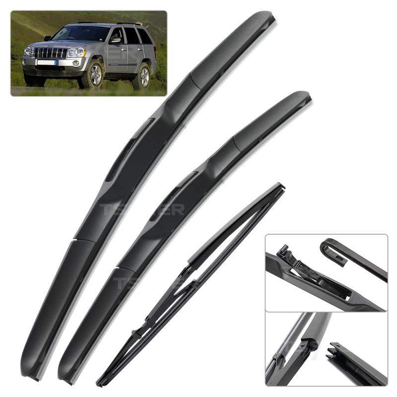 CREATROAD Wiper For Jeep Grand Cherokee WK 2006-2010 2007 2008 Wiper Blades Windshield Windscreen Window Brushes 21"+21"+14"
