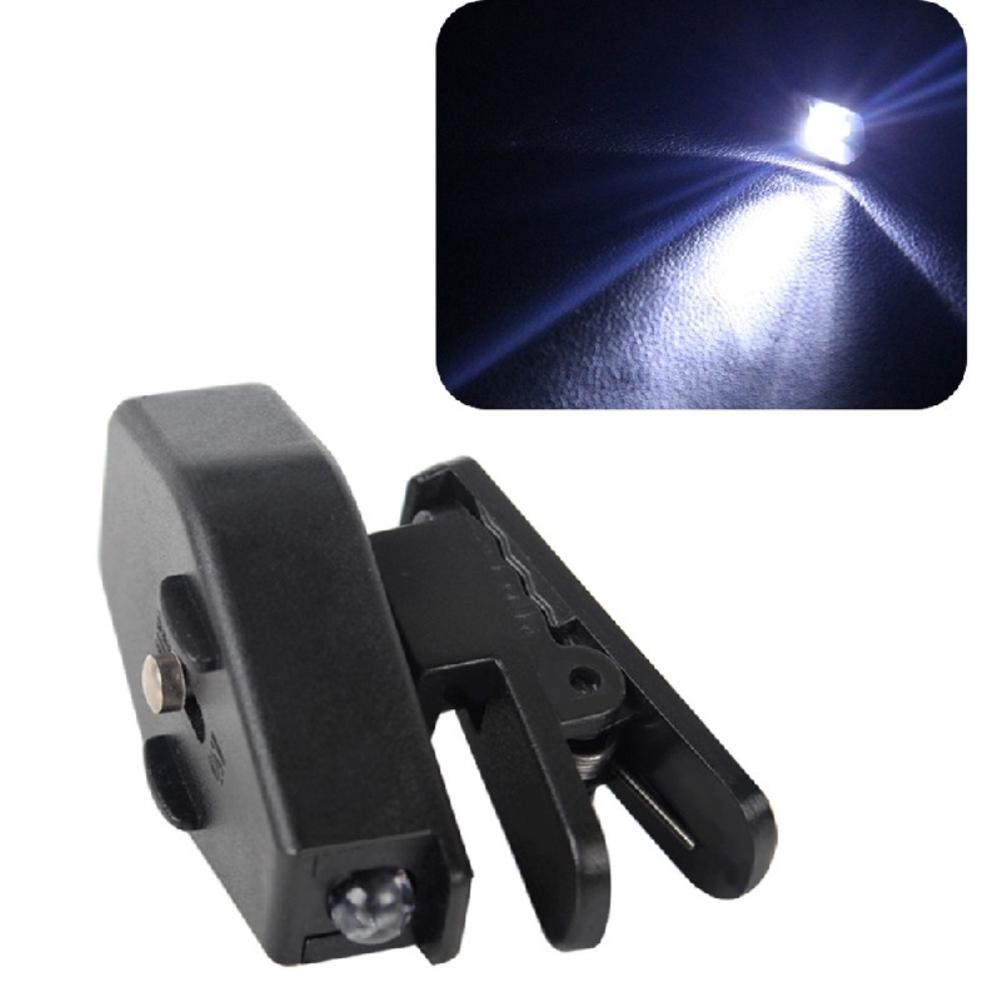 Mini occhiali portatili a LED Lampada a clip Illuminazione da lettura Strumento esterno