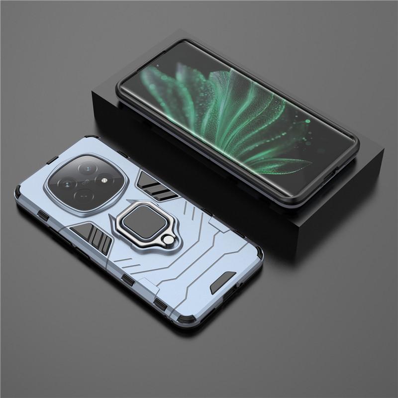 For Realme P2 Pro Case For Realme P2 Pro Cover 6.7 inch Armor Finger Ring Hard Shockproof Protective Bumper For Realme P2 Pro