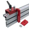 Aluminum Alloy Inclined Track Limiter Slide Slot Limiting Stopper Push   Slide Stopper Backing Position Limiters Woodworking   Tool