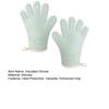 2Pcs Silicone Oven Mitts Thick Heat Resistant Non Slip Cast Iron Pan Gloves Safe Kitchen Gloves for Cooking And Baking