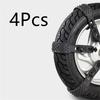 4× Motorcycle Bicycle Wheel Tire Non-slip Anti-Skid Snow Chain (About 59cm Long)