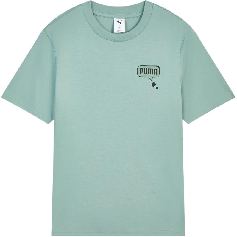 Puma Graphic Cool Round Neck Short Sleeve T-Shirt Unisex Tops 695497-41