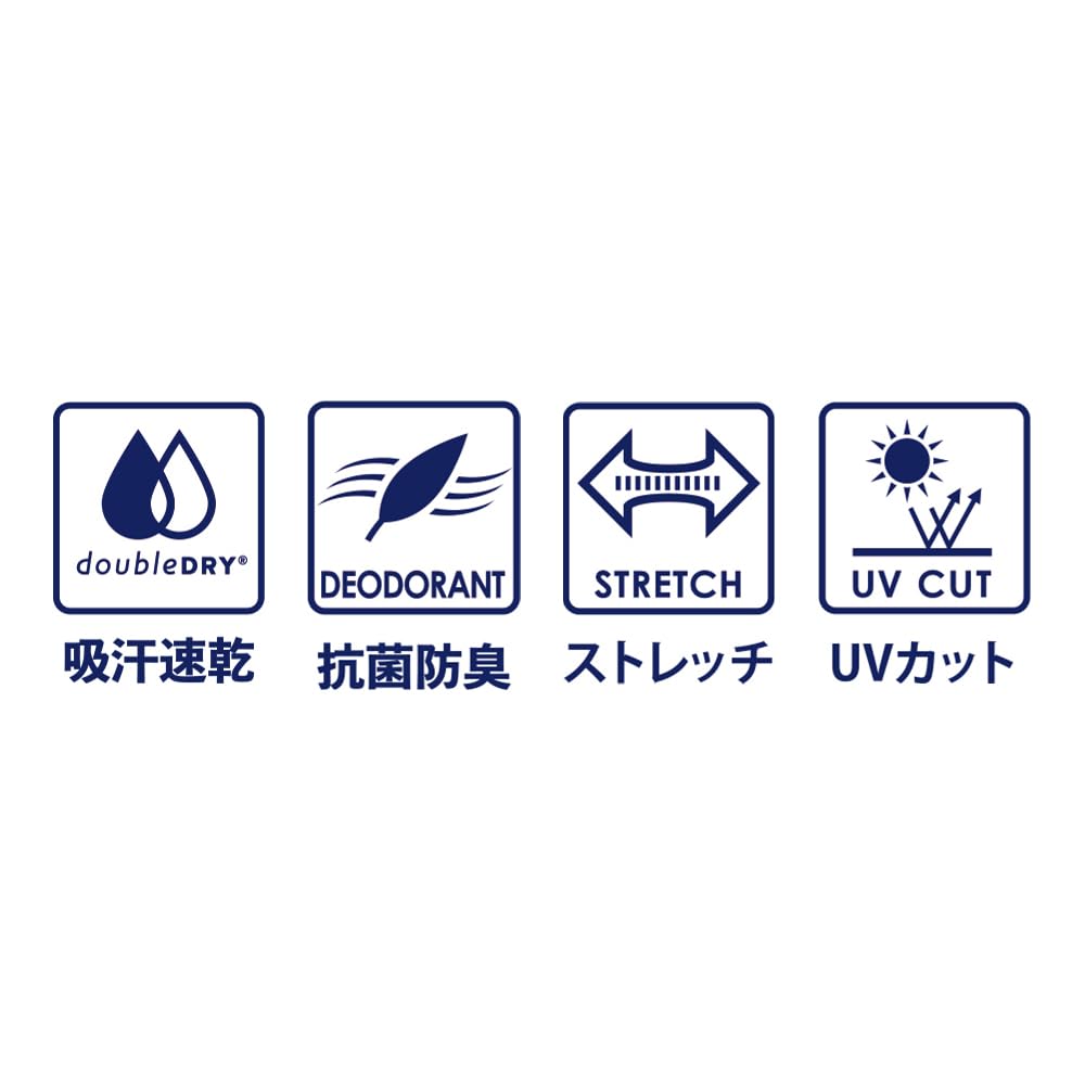 Champion Long Sleeve UV Mock Black X Size Medium Men's T-Shirt, doubleDRY® Moisture-Wicking, Quick-Drying, Antibacterial, Odor-Resistant, Protection,