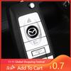 2025 Heta 10 st Bil Fjärrkontroll Nyckel Klistermärke Aluminium Emblem Dekoration Dekal För Mazda 3 Bk 6 Gh CX-5 CX30 MX-5 2 5 CX-3 GJ GL CX-8 MS