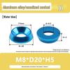 Colored Aluminum Alloy Countersunk Fish Eye Washers - M6/M8/M10