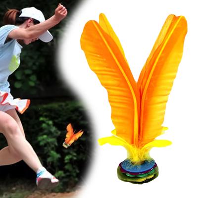 Schopbestendige Grappige Meerkleurige Chinese shuttlecock voor Buitenrecreatie