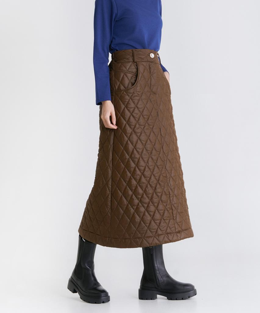 Peulleio Unit Skirt _ Khaki