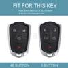 Auto Shell For Cadillac Xt5 Escalade Esv Srx Sts Xts Elr Ats Ct6 Cts Dts Tpu Car Key Case Cover Remote Keyless Holder Keychain