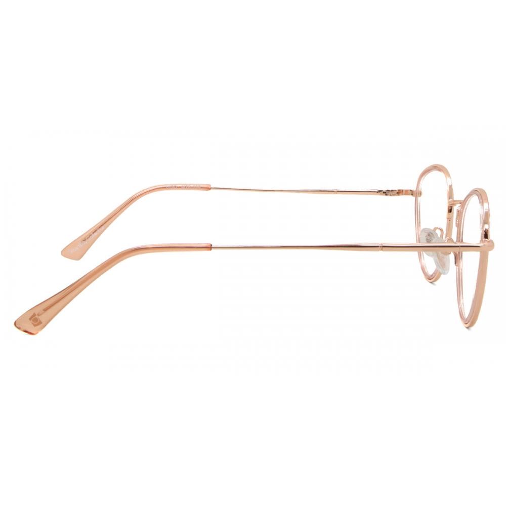 Full Rim Oval Pink Rose Gold Smartbuy Collection Filom Mtr 93d Fashion Unisex Eyeglasses