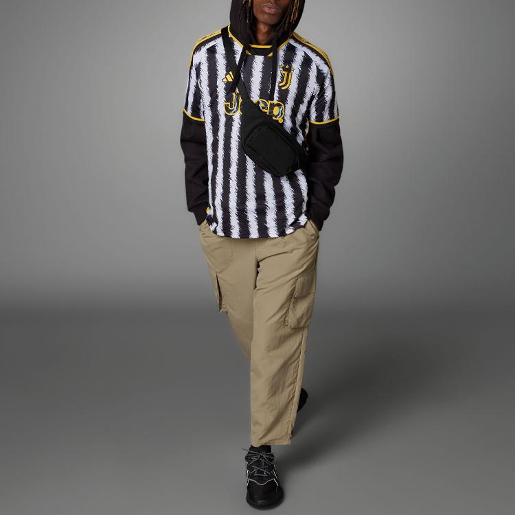 New Adidas Juventus Soccer Jerseys Men Black HR8256