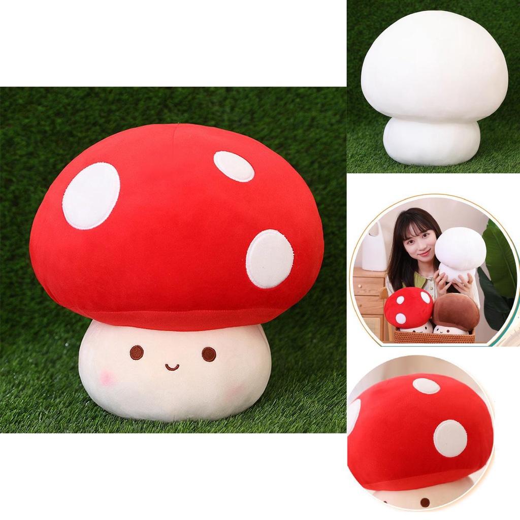 Red Umbrella Mushroom Plush Toy Soft And Cuddly!