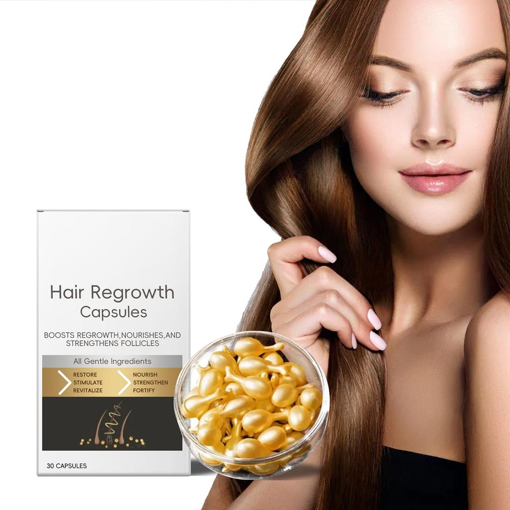 Hair Growth Care Capsules: Hair Growth Essence: Nourish The Scalp And Promote Hair Growth, Healthy Nutritional Care  Cream 30ml