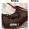 Summer new fashion women's bag small fresh jelly bag solid color transparent women's armpit bag shoulder small bag
