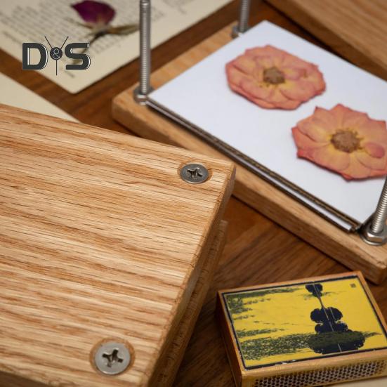 Presă Mare pentru Flori Presă Ajustabilă pentru Plante Instrument pentru Conservarea Florilor Instrument DIY pentru Presarea Florilor Uscate Cadou pentru Copii Iubitori de Natură