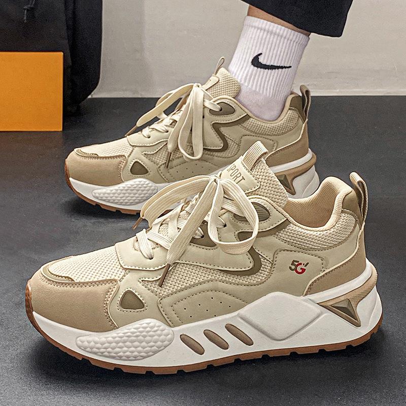 

Men s shoes 2024 new summer youth leisure sports mesh breathable niche men s trend dad shoes 45