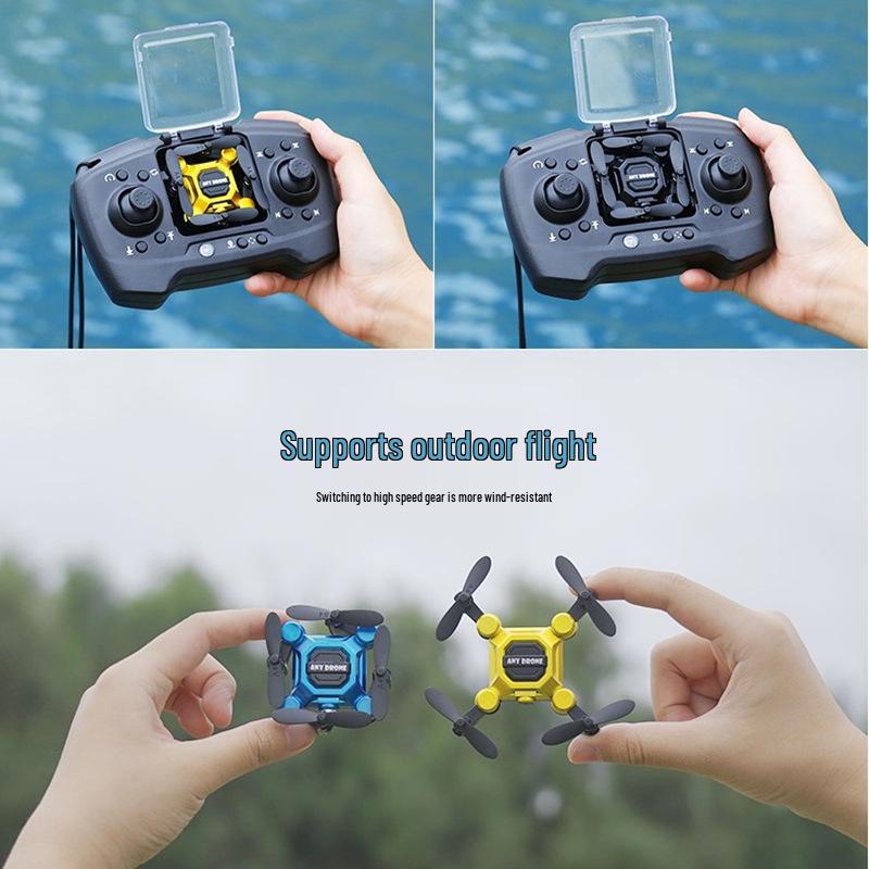 802 Mini Folding Drone: HD Aerial Photography, Drop-Resistant Remote Control Airplane for Student and Children's Toys