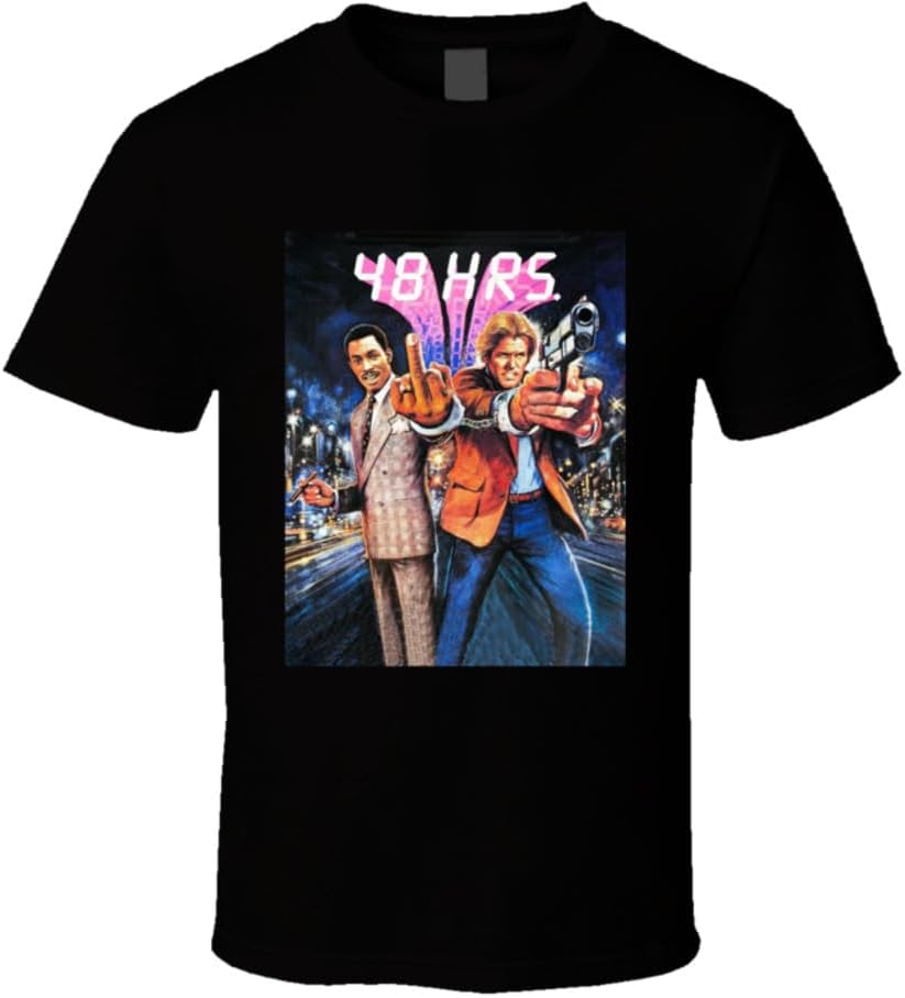 48 Hrs Movie Poster Nick Nolte Eddie Murphy T-shirt