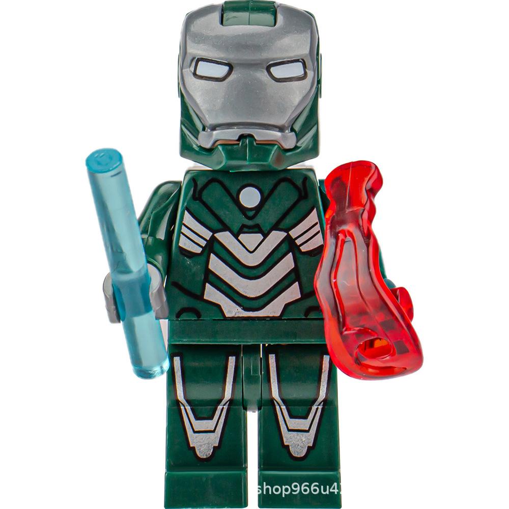 Ninja Warrior Superhero Doll With Weapon Single Building Block Assembly Toy