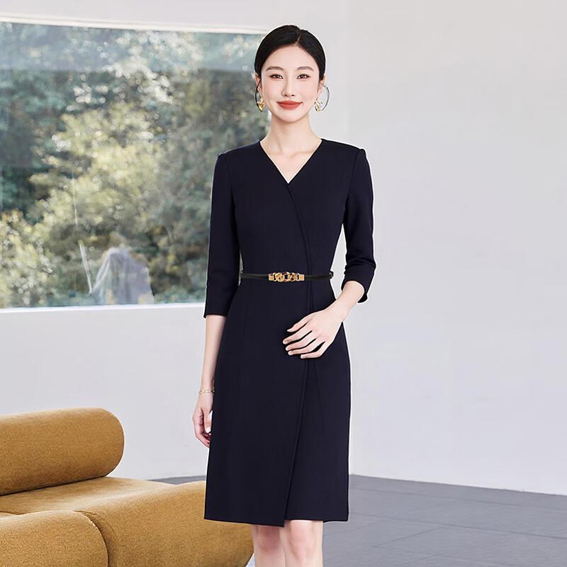Women's Long Sleeve Professional Formal Work Dress