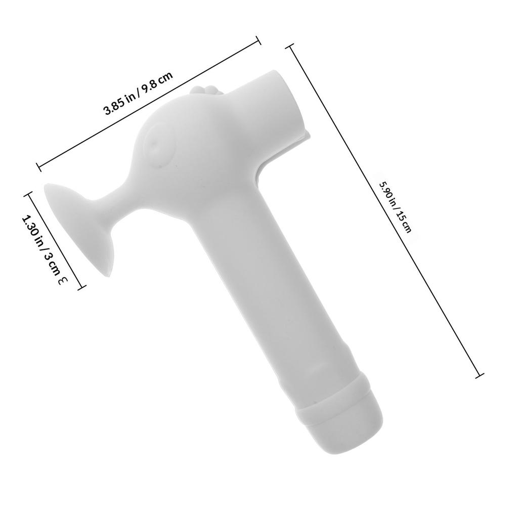 Baby Safety Door Knob Protector Silicone Door Lever Gloves Universal Fit Anti-Collision Cushion for Walls Furniture White