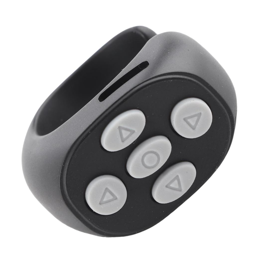 Bluetooth 5.3 Ring Remote Control Page Turner Cell Phone Camera Shutter Selfie Remote for Video Reading