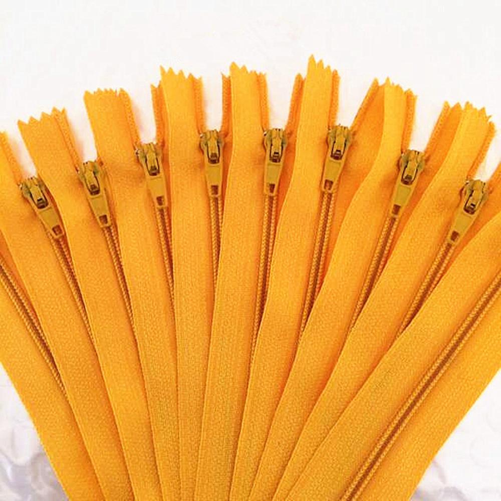 10pcs Nylon Coil Zipper 4"-24" (10 cm-60 cm) for Tailor Crafts, Sewing Clothes Zipper (20 Colors) Sewing Accessories