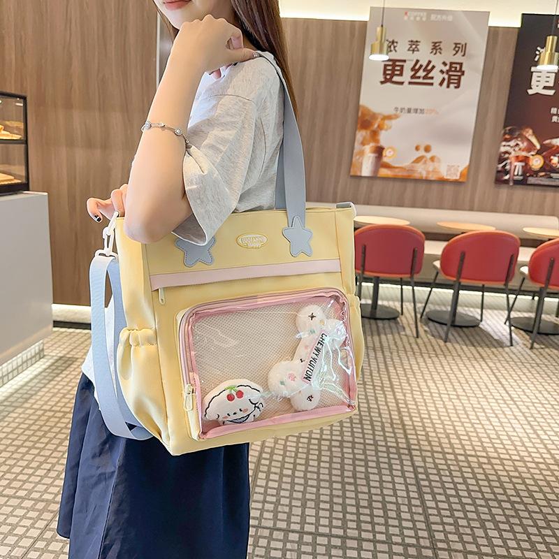 Large Capacity Student Class Bag Women's Shoulder Crossbody Bag