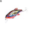 8cm 3D Eyes Painted Bionic Wobbler Swim Minnow Artificial Fishing Lure Hard Bait