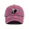 Unisex  Women Adjustable Snapback Baseball Cap with Animal Print  Breathable Unisex Hat Suitable for Outdoor Travel Streetwea