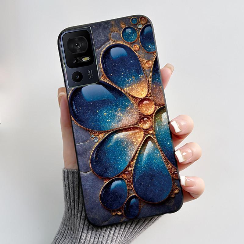 Phone Case For TCL 40 SE 40SE 40 XL 40R 40XL 40T Case Luxury Cute Cool Cartoon Black Soft Silicone Cover Protective Shell Coque