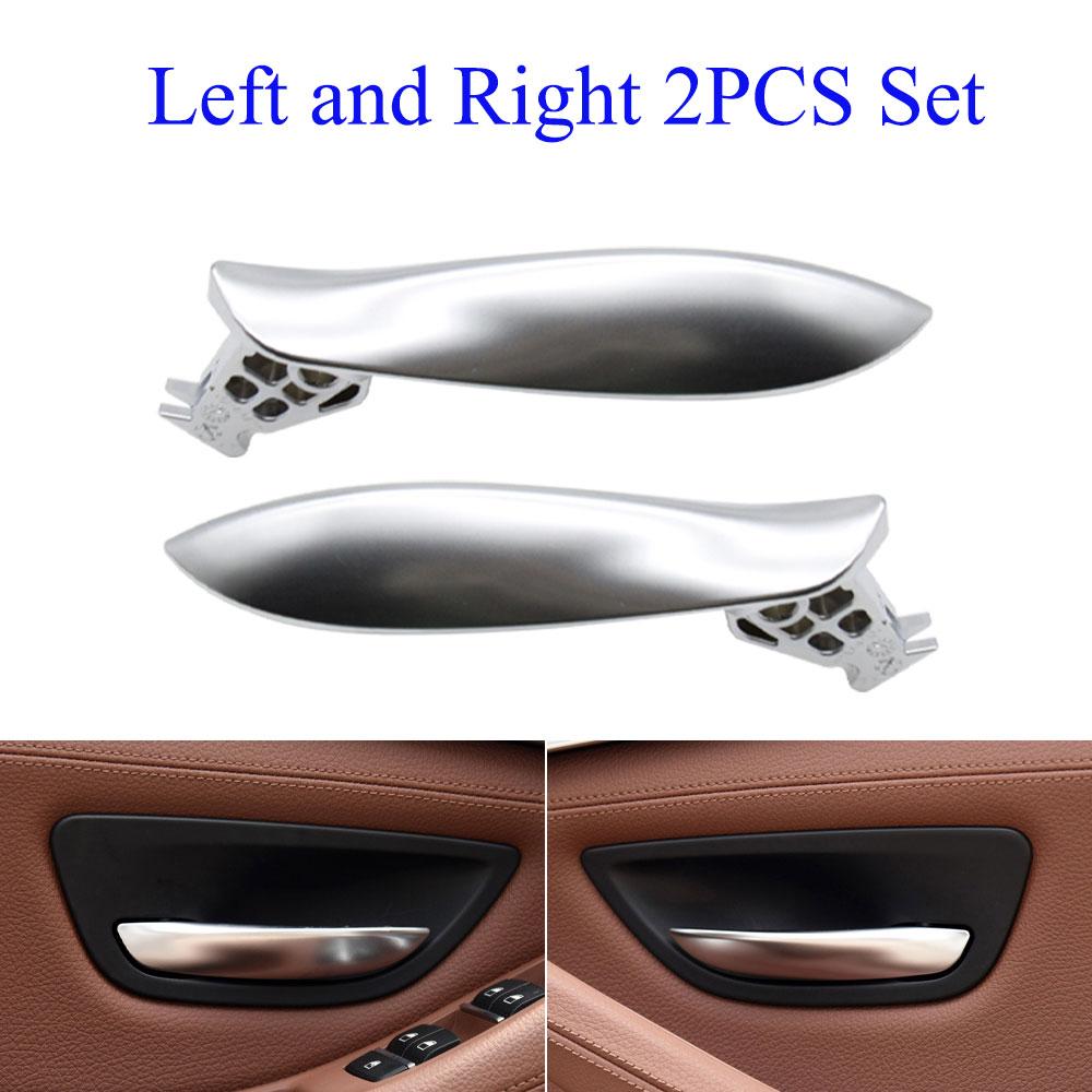 

Хромированная ручка открытия левой и правой двери автомобиля для BMW 5 серии F10 F11 F18 520 523 525 528 535 2010 2011 2012 2pcs set