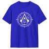 Unisexs T Shirt Assassins Creed Cryptic Symbol T Shirts Trending Beach Tee Shirt Y2k Fun Pure Cotton Tops Plus Size 6xl