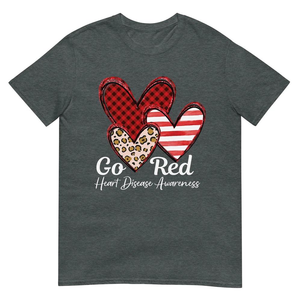 Go Red Heart Disease Awareness Chd Unisex February Wear Red TShirt