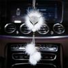 Crystal Car Hanging Ornament Animal Craft Rearview Mirror Pendant Car Pendant  Women Girls